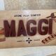Plaque publicitaire Maggi vintage