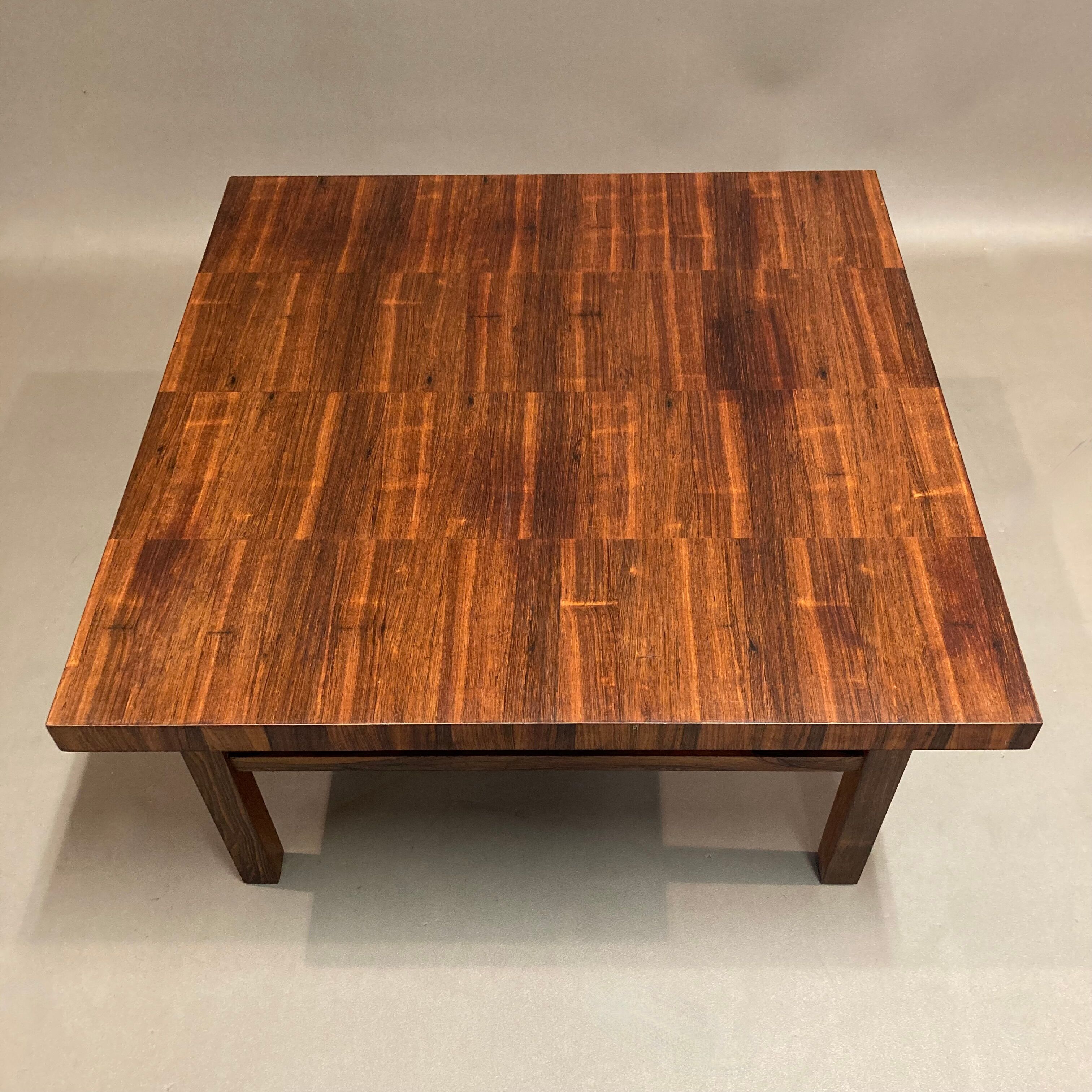 Scandinavian rosewood coffee table 1950 Kai Kristiansen.