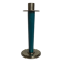 Bougeoir bleu canard bois métal