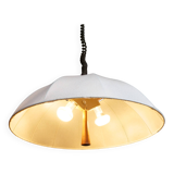 Danish Design Ceiling Lamp 70s Teak Height-adjustable