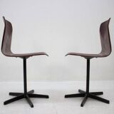 Pair of Industrial Style Chairs, Elmar Flötotto for Pagholz, 1970s