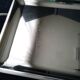 Stainless steel serving tray 39.5 x 30 cm