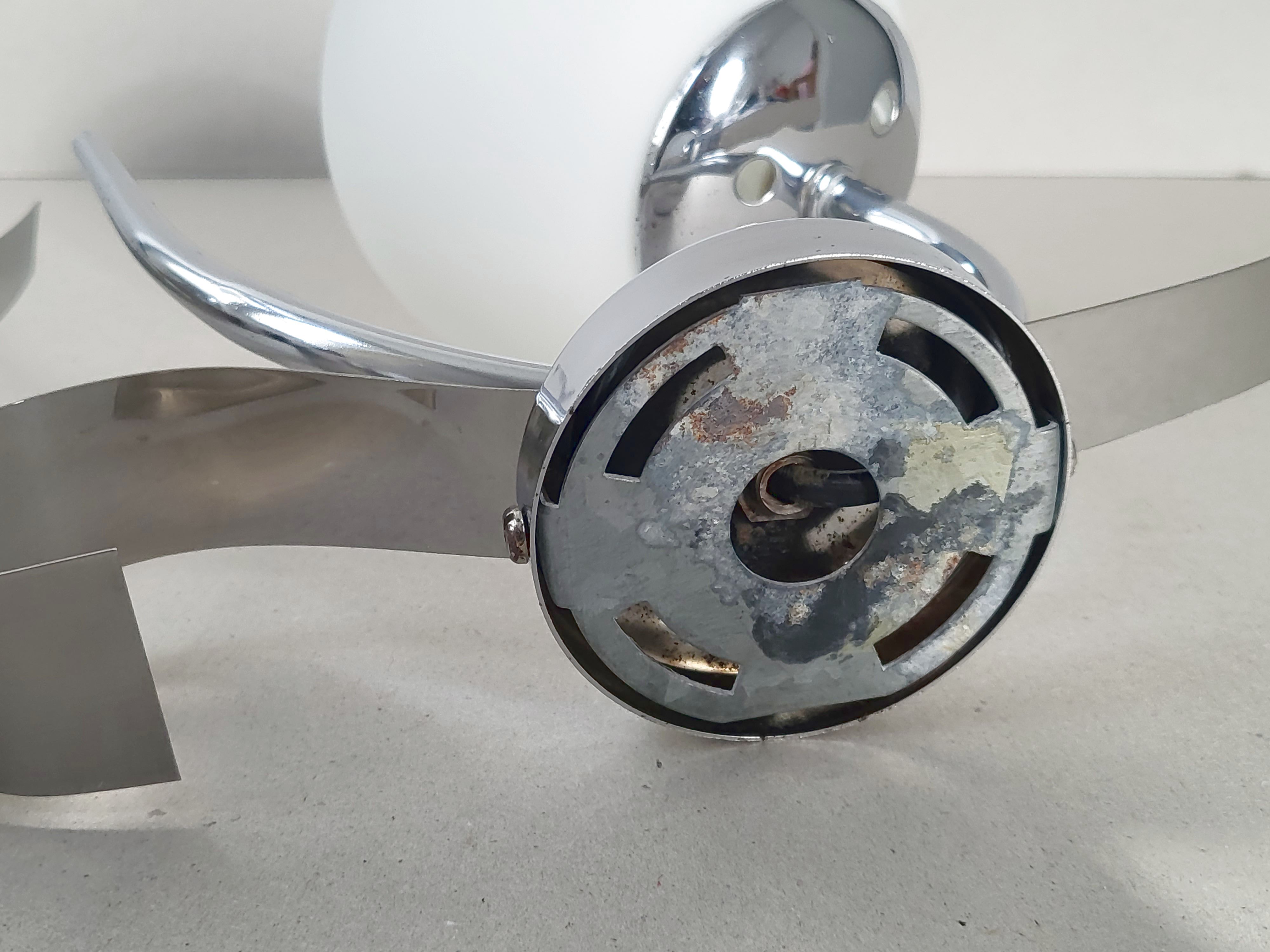 Pair of wall lamps space age 1970