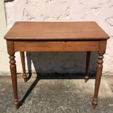 Wooden desk with drawer, Louis Philippe