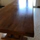 Dining table vintage solid wood refectory
