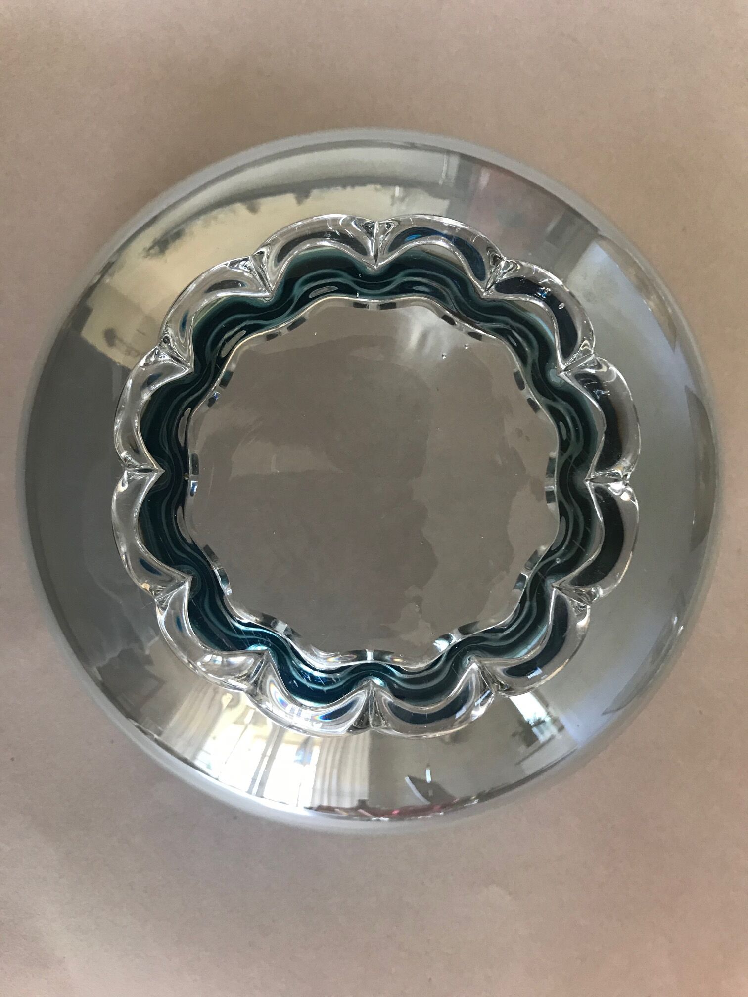 Cut and old coloured bowls