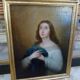 Religious oil painting. 19th century
