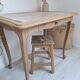 Bureau ancien de style Louis XV esprit campagne chic