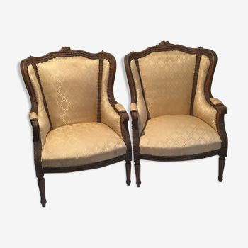 Pair of style Louis XVl armchairs