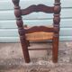 Chaise brutaliste 