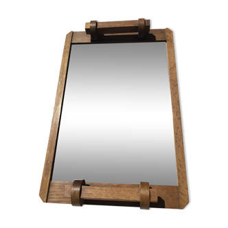 Art deco mirror tray solid wood