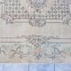 Beige Antique Oushak Area Rug sku v786