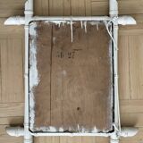 Old quilted mirror