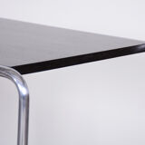 Black Bauhaus Side table - 1930s Czechia