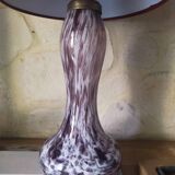 Lampe en verre de Murano améthyste