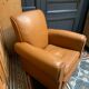 Fauteuil club en skaï