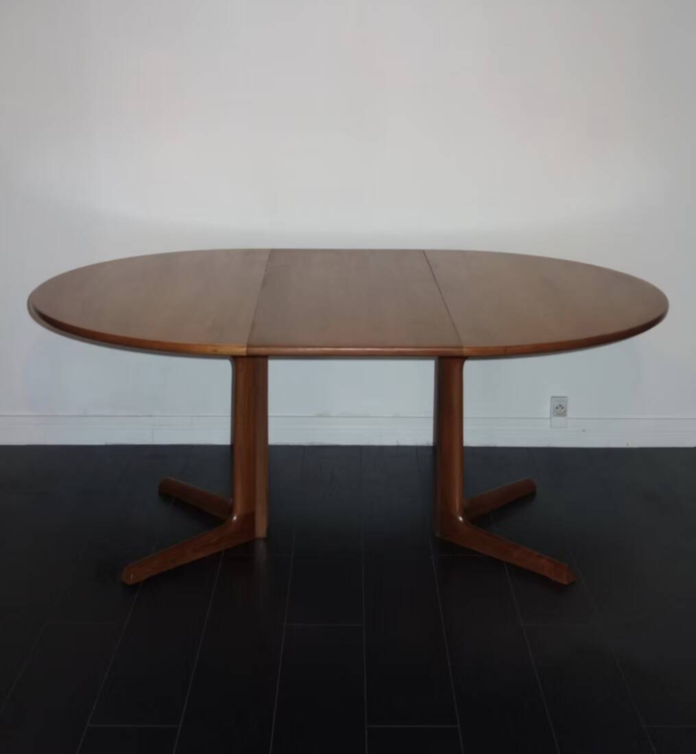 Vintage Scandinavian table Niels Otto Moller 1960