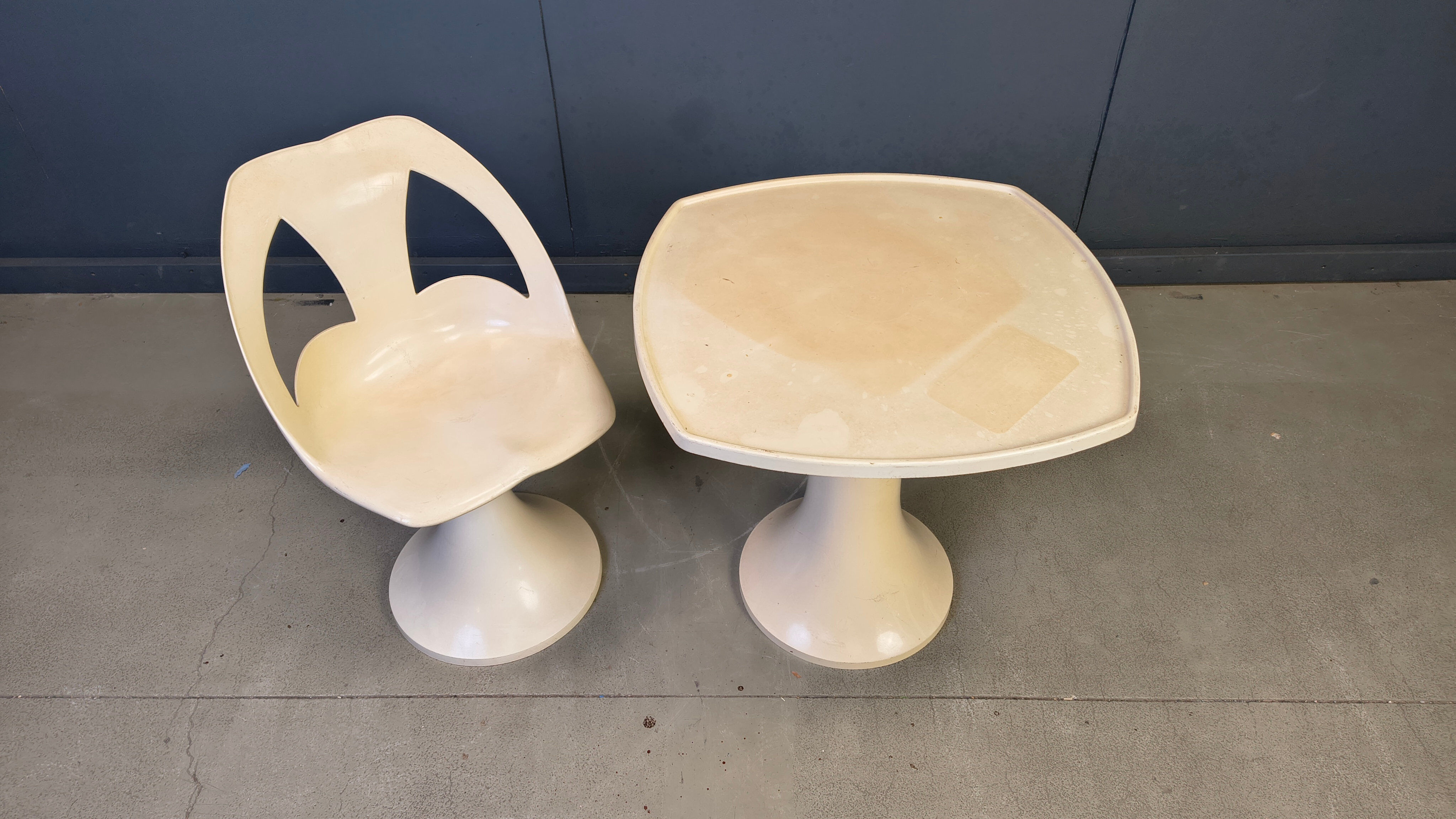 Ensemble de salle à manger Space Age, années 1960