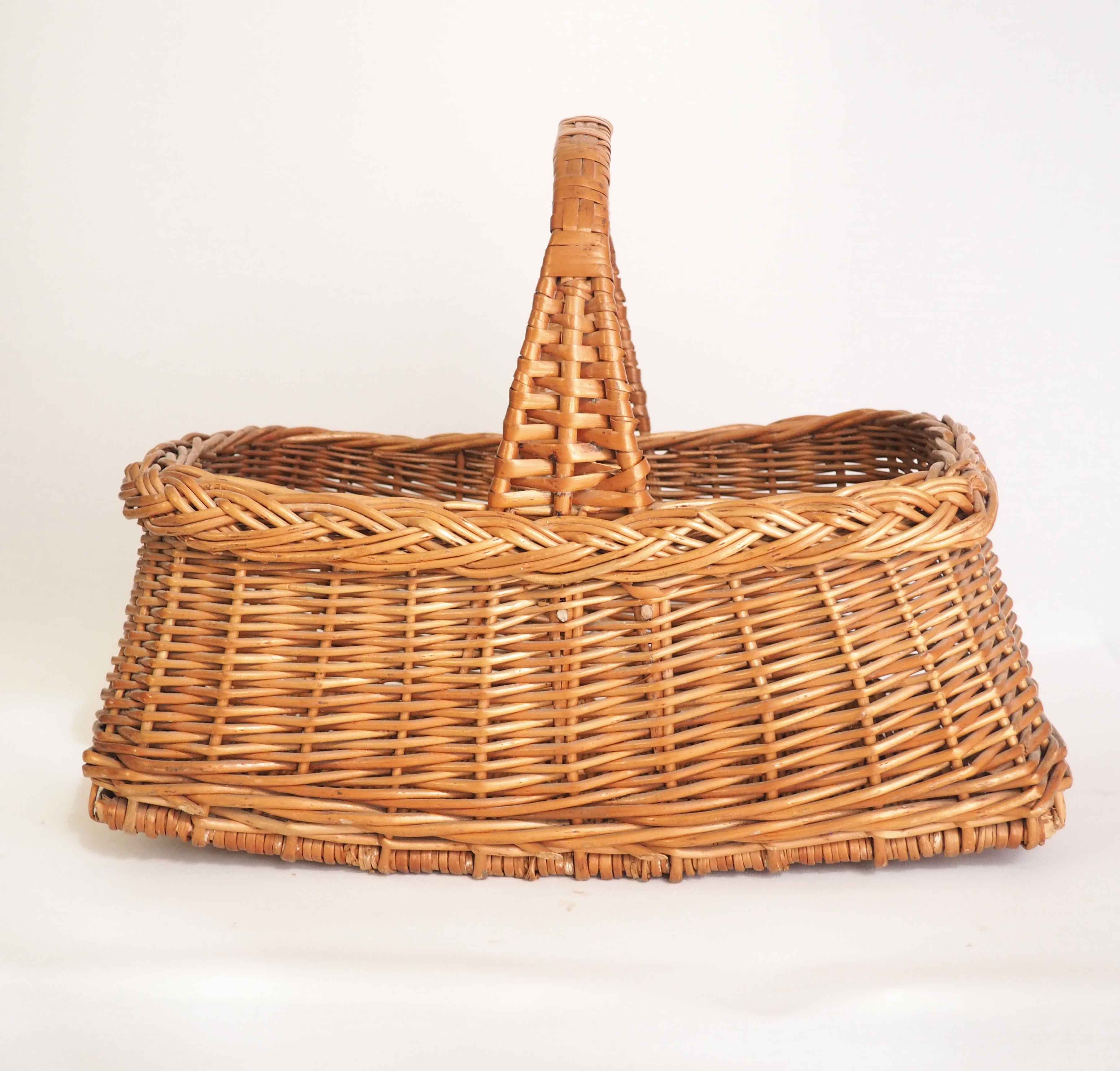 Old wicker basket