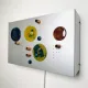 C-1701 Collage Wall Lamp By Willem Van Oyen For Raak Amsterdam, The Netherlands 1960S