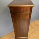 Directoire bedside table in mahogany and brass