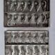 Set of two old chocolate molds "Letang et fils" Paris, 26 cm