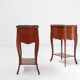 Exquisite pair of Louis XVI bedside tables, Belgium ca. 1950
