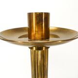 Scandinavian brass candle holder Ivar Ålenius Björk for Ystal Metall 1960