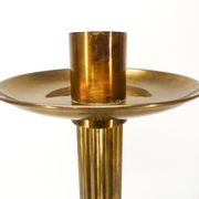 Scandinavian brass candle holder Ivar Ålenius Björk for Ystal Metall 1960