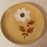 Set of 7 flat plates Moulin des loups Saint Amand vintage autumn model