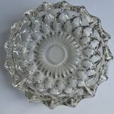 Très grand cendrier en verre classique D:16