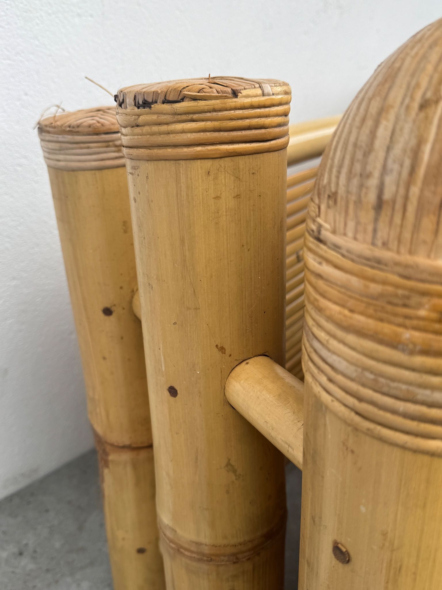 Vintage Bamboo Salon Table
