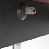 Trau Arredamenti Metallici S.P.A. large desk in rosewood Italy 1960