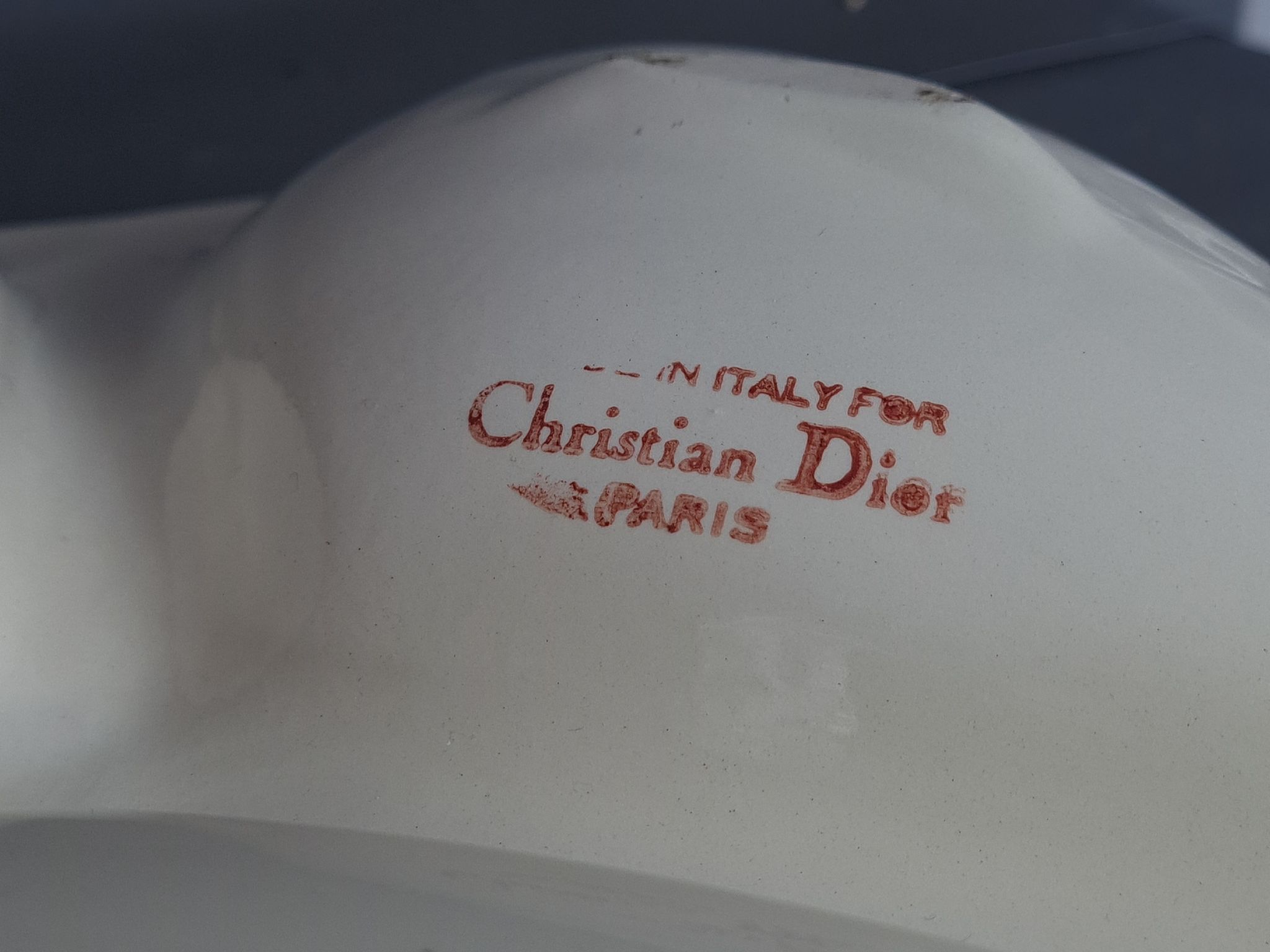 Christian Dior silent servant dish, crudités or aioli large format 67x43 cm SB