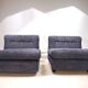 Set of 2 C&B Italia Amanta modular lounge chairs by Mario Bellini, 1970
