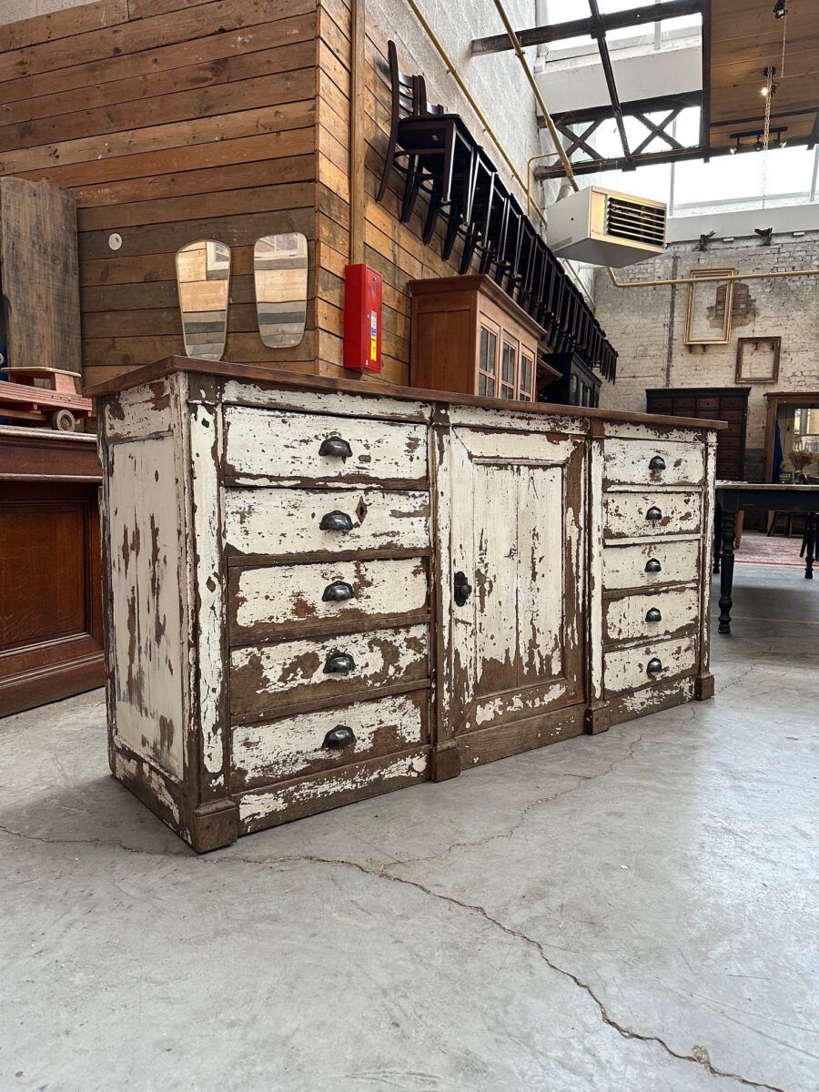 Fine oak furniture from the late 19th century.