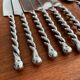 Twisted handle stainless steel cutlery set – Designer cutlery set