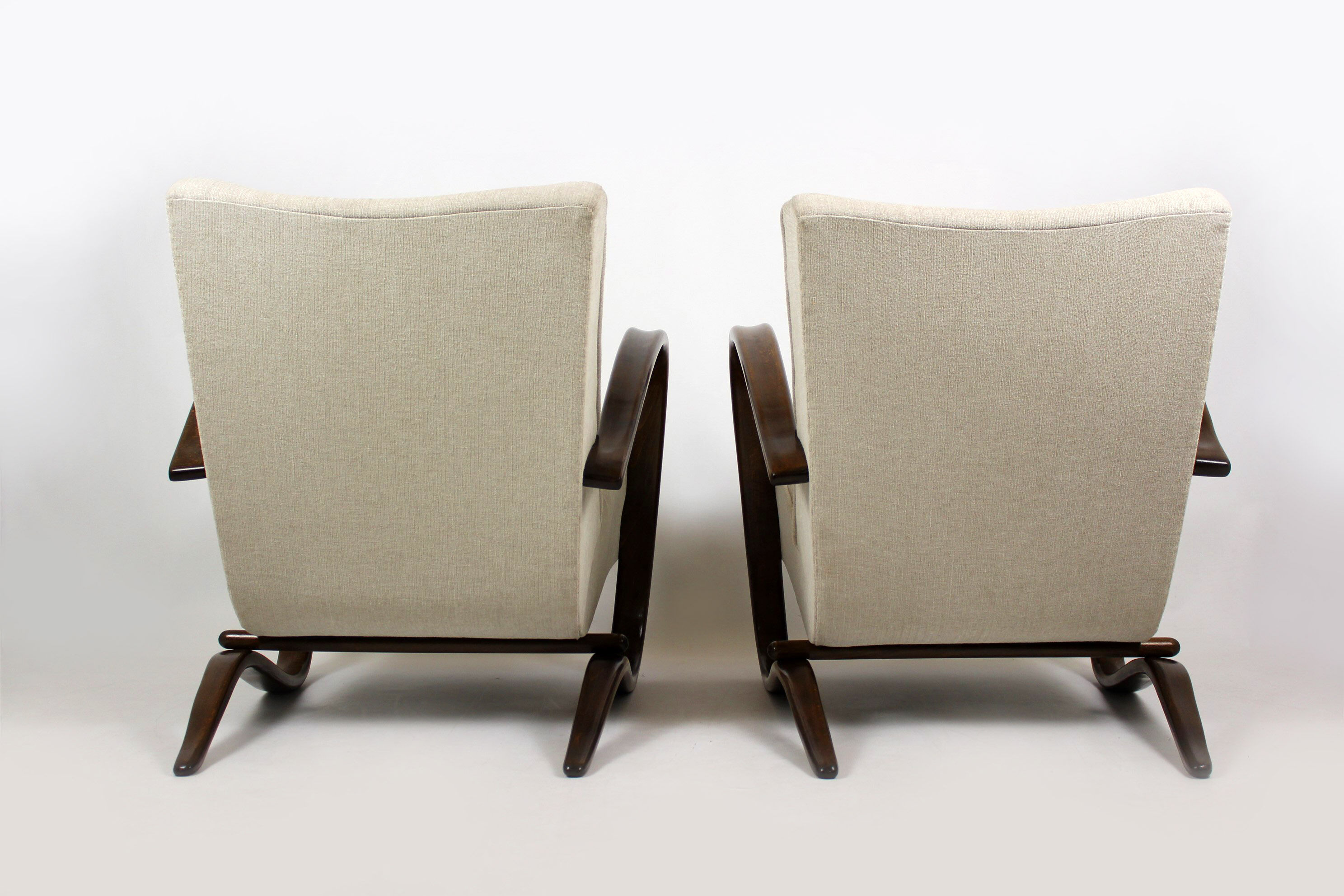H-269 Armchairs by Jindrich Halabala for UP Závody, 1930s, set of 2