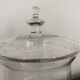 Candy box, pharmacy pot, pot with vintage glass lid Diameter 22.5 cm