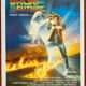 Original movie poster "Back to the Future" Michael J. Fox 37x55cm 1985