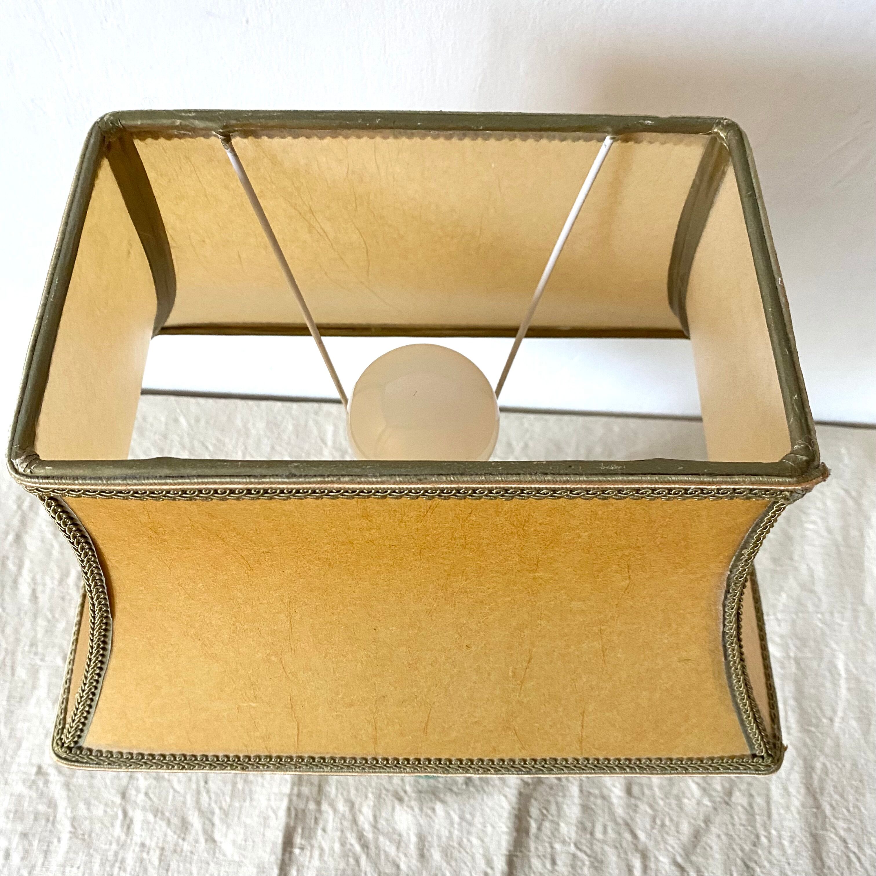 Vintage ceramic duck lamp