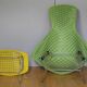 Fauteuil Bird et son ottoman Knoll par Bertoia