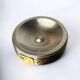 Maria Pergay's style belt buckle ashtray, France, 1970s