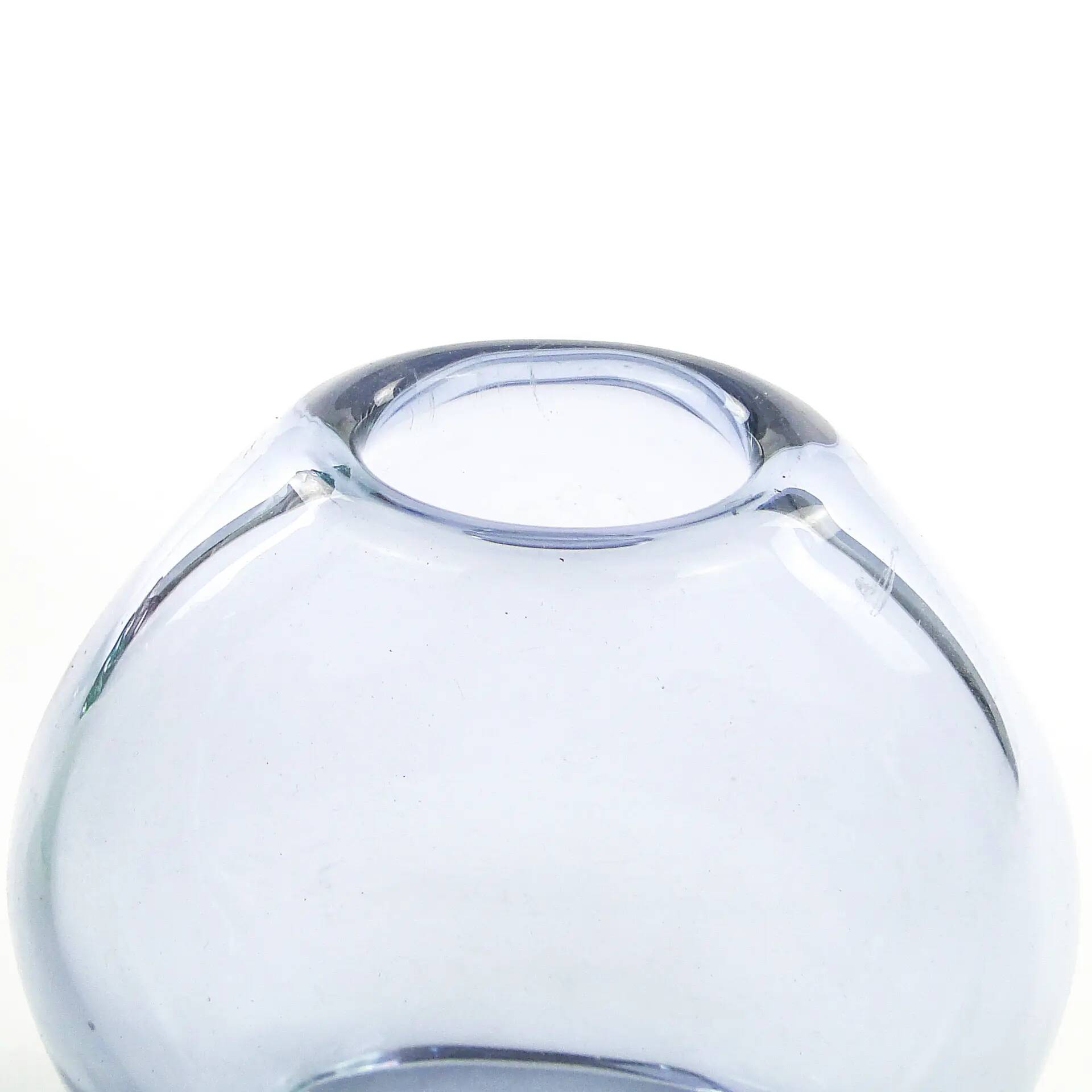 Carafe, mid-century modern, alexandrite glass, Czechoslovakia, 1950s