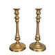 Pair of brass candle holders 28,5cm