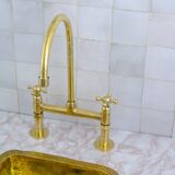 Robinet pont en laiton antique – classique pour votre salle de bain