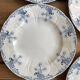 Series of 6 old Longwy flat plates