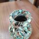 Small round ceramic art vase Valauris