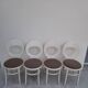 Serie de 4 chaises Baumann modèle Mouette vintage 1950s