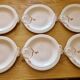 Set de 6 assiettes à poisson en faience de Longwy